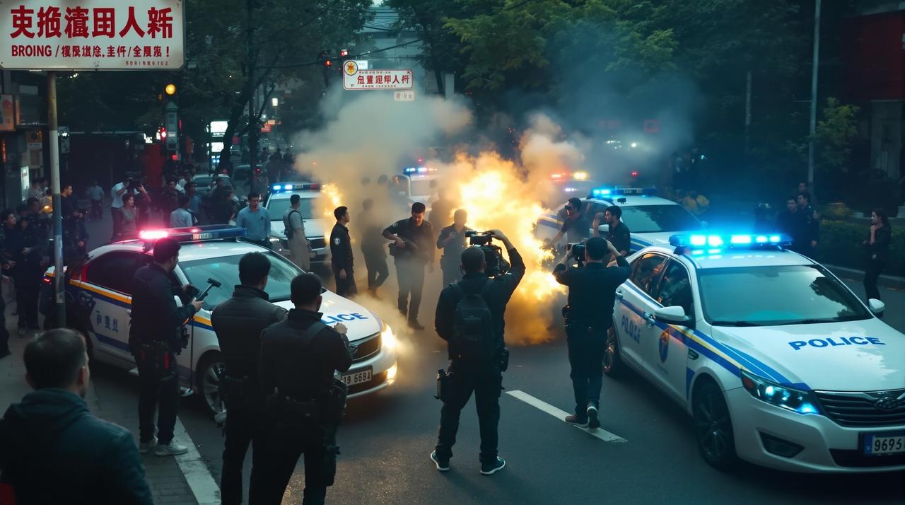 88吃瓜com - 某剧组在拍摄地发生冲突，警方介入调查